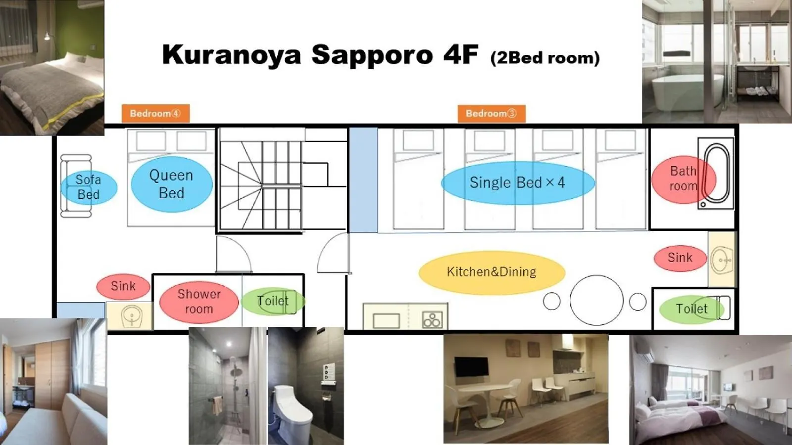 Ferienhaus Villa Private House Kuranoya Sapporo